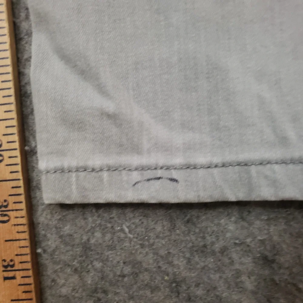 Chicos Jeans Womens 4 Gray Skinny Low Rise Medium Wash Pants Denim Stretch Waist